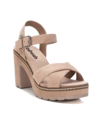 Refresh Sandali in pelle 171560 beige 