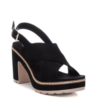 Refresh Sandals 171561 black -Heel height 8cm