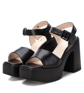 Refresh Sandals 171678 black -Heel height 9cm