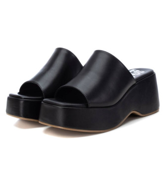 Refresh Sandals 171689 black -Height wedge 6cm