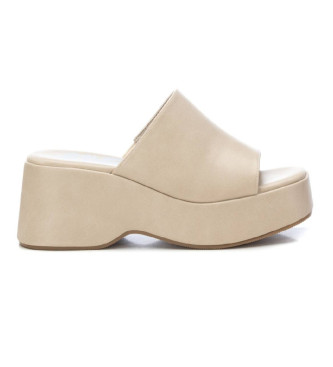 Refresh Sandals 171689 beige -Height wedge 6cm