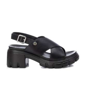 Refresh Sandalias 171725 negro -Altura tacn 7cm-