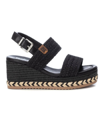 Refresh Sandals 171732 black -Height wedge 8cm