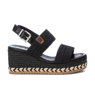 Refresh Sandals 171732 black -Height wedge 8cm