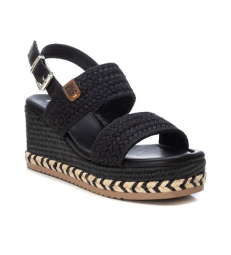 Refresh Sandals 171732 black -Height wedge 8cm