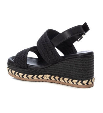 Refresh Sandals 171732 black -Height wedge 8cm