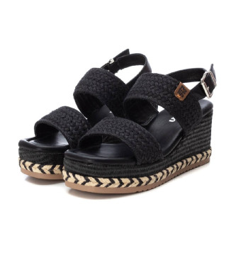 Refresh Sandals 171732 black -Height wedge 8cm