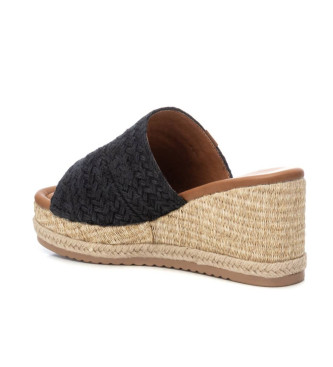 Refresh Sandalias 171753 negro -Altura cua 7cm-