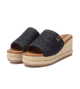 Refresh Sandalias 171753 negro -Altura cua 7cm-