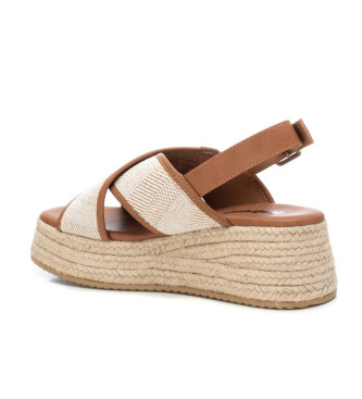 Refresh Sandals 171756 beige -Height wedge 5cm