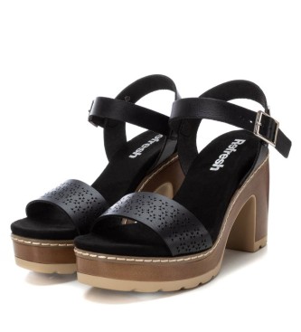 Refresh Sandals 171782 black -Heel height 8cm