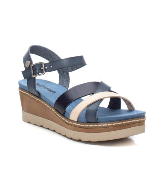 Refresh Sandals 171785 blue -Height wedge 6cm