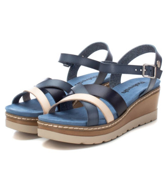 Refresh Sandals 171785 blue -Height wedge 6cm