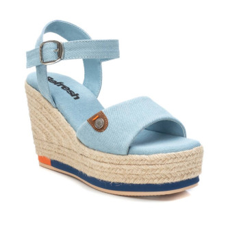 Refresh Sandals 171871 blue -Height wedge 9cm