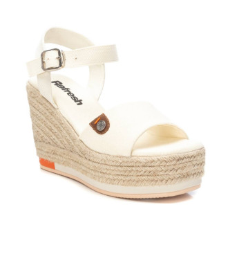 Refresh Sandals 171871 white -Height wedge 9cm