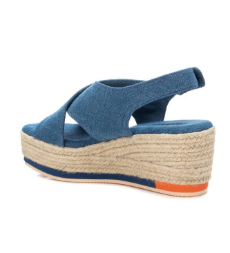 Refresh Sandals 171872 blue -Height 7cm wedge