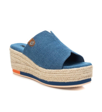Refresh Sandals 171873 blue -Height 7cm wedge