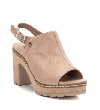 Refresh Brown ankle strap sandal 171874 -heel height: 8cm