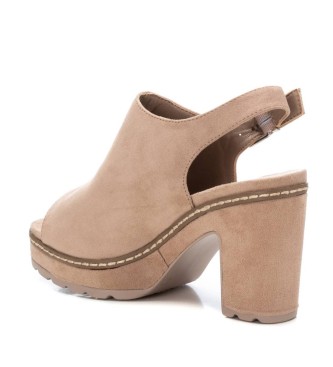 Refresh Brown ankle strap sandal 171874 -heel height: 8cm