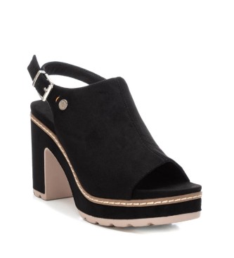 Refresh 171874 black ankle boot sandal -heel height: 8cm