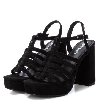 Refresh Sandalen 171897 schwarz -Hhe Absatz 9cm