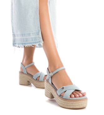 Refresh Sandals 171932 blue -Heel height 7cm