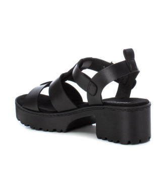 Refresh Sandals 171941 black -Heel height 5cm