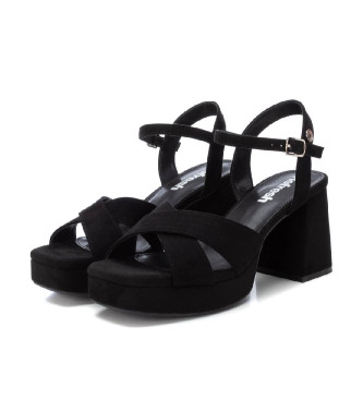 Refresh Sandals 171944 black -Heel height 8cm