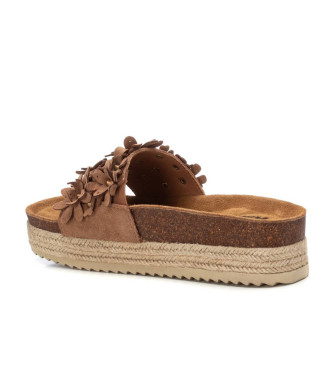 Refresh Sandales en cuir marron 172462