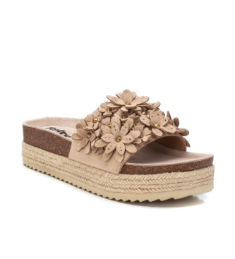 Refresh Sandales en cuir 172462 beige