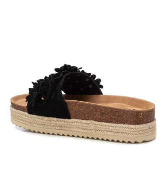 Refresh Sandales en cuir 172462 noir