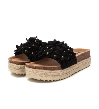 Refresh Sandales en cuir 172462 noir