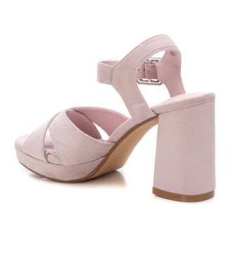 Refresh Sandalias de piel 172582 lila claro