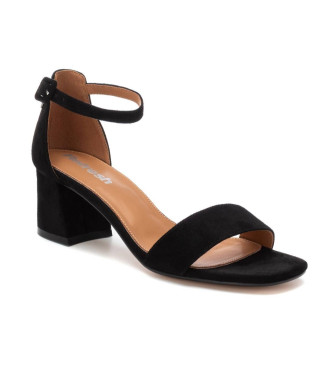 Refresh Leather sandals 172584 black