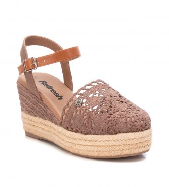 Refresh Sandals 170534 brown -Height wedge 9cm