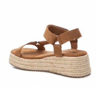 Refresh Brown suede sandals -Platform height 6cm