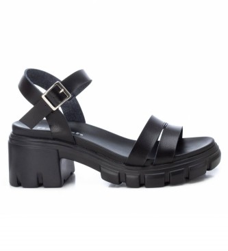 Refresh Roman Sandals black - Heel height 7cm 