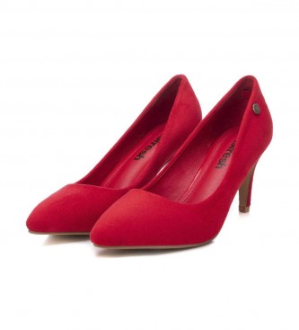 Refresh Red suede high heel shoe - Height heel 8cm 