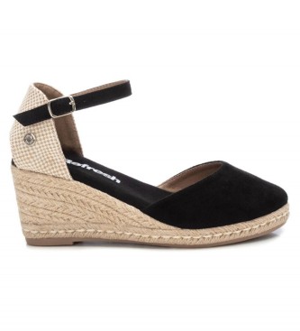 Refresh 140356 black shoes -Height wedge 8cm