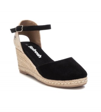 Refresh 140356 black shoes -Height wedge 8cm