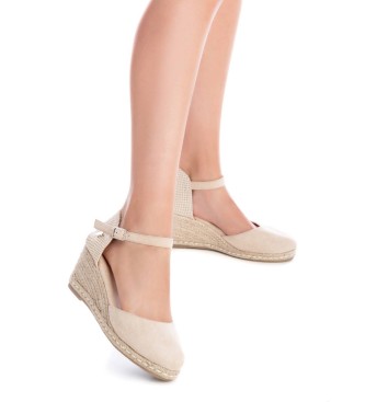 Refresh Espadrilles en cuir 170770 beige