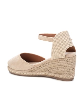 Refresh Espadrilles en cuir 170770 beige