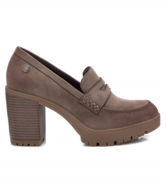 Refresh Moccasins 171265 taupe -Heel height 8cm
