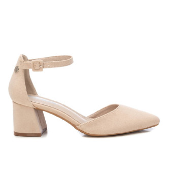 Scarpe beige outlet tacco