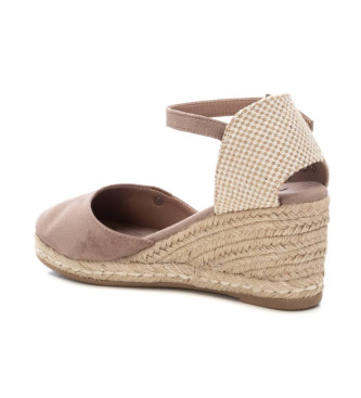 Refresh Espadrilles 171882 taupe -Height wedge 6cm