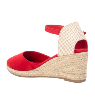 Refresh Espadrilles 171882 red -height wedge: 6cm