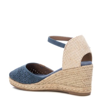 Refresh Espadrilles 171969 blau -Hhe 7cm Keil