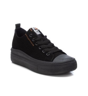 Refresh Zapatillas de piel 172367 negro