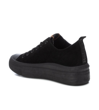 Refresh Leather trainers 172367 black