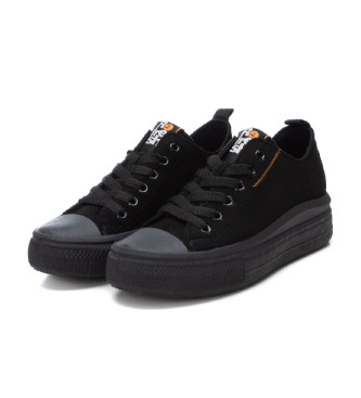 Refresh Zapatillas de piel 172367 negro